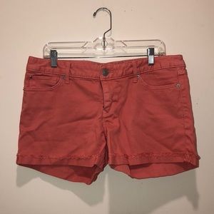 Express Jean Shorts in Coral Size 10